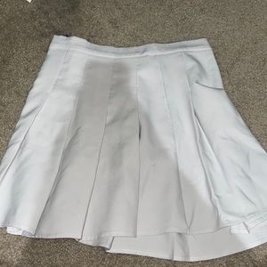 White skirt
